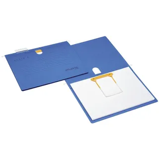 Atlanta Hängehefter Serie E mit Clipmechanik, blau