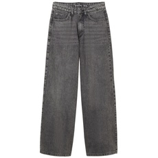 Bild Mädchen Wide Leg Jeans, grau, Uni, Gr. 152