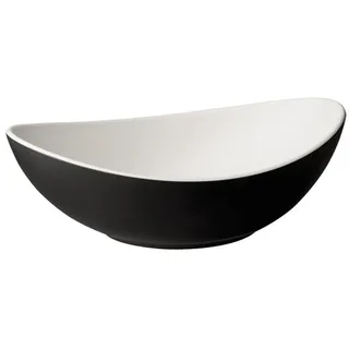 APS 84133 Schale HALFTONE, 17,5 x 13,5 cm, Höhe 6,5 cm, Melamin, schwarz/weiß