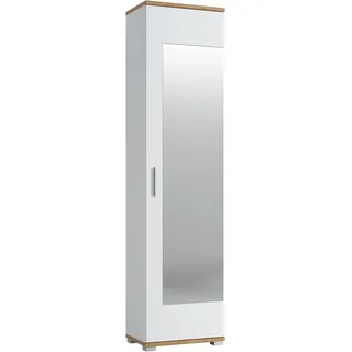 living charm Hola Garderobenschrank 50 x 33,5 x 198,5 cm weiß
