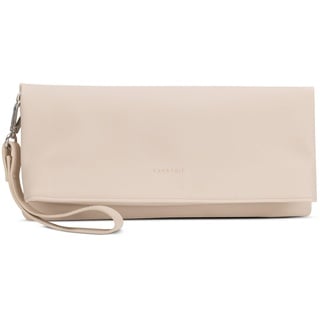 Expatrié Clutch Beige Marie Damen Handtasche aus Veloursleder Imitat - PU Ledertasche Abendtasche Umhängetasche Tasche Schultertasche - Elegante Clutch & Schultertasche in Einem