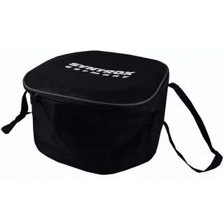 Syntrox Germany Holzkohle-Tischgrill BG-100 Edelstahl raucharmer Balkongrill