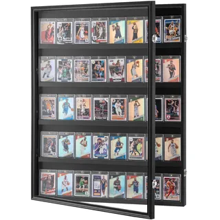 Vevor Vitrine für Sportkarten 61,7 x 77,5 x 5,5 cm Schwarz
