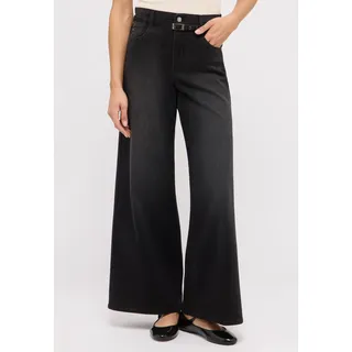 Angels Relax-fit-Jeans »LIVA BELT« mit sehr weitem Bein und Gürtel
