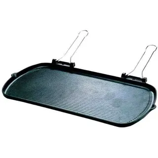 ILSA Grillpfanne 27 x 50 cm Gusseisen Schwarz