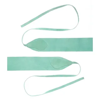 LASCANA Bindegürtel Leder blau 90