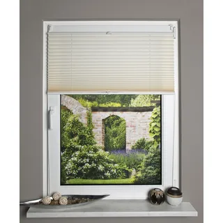 HOME WOHNIDEEN Plissee 70 x 130 cm beige