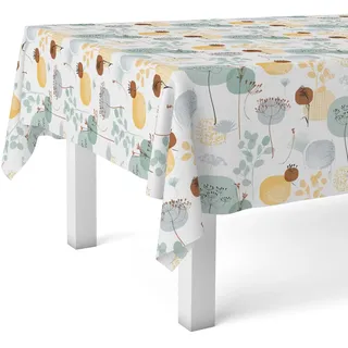 Martina Home Wachstuchtischdecke, Serpis, Türkis, 300 x 140 cm