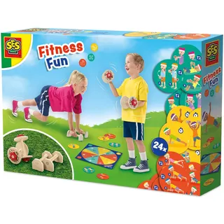 SES Creative – Fitnessspaß – Kraft-, Gleichgewichts- und Bewegungsübungen – Gymnastikübungen – mit Hanteln und Parallettes – Aktives Spielen im Freien