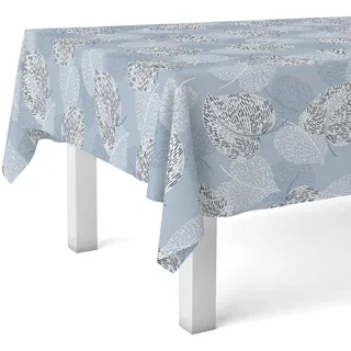 Martina Home Wachstuch SIL blau 140 rund