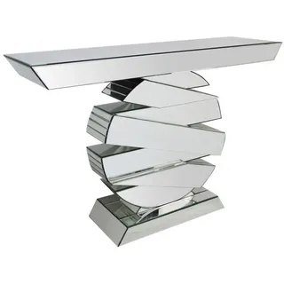 SalesFever Eleganter Beistelltisch Konsolentisch 35,5x80x119 cm silber