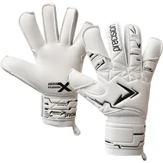 Precision, Jungen, Handschuhe, Fusion X Pro Classic Hybrid Giga TorhüterHandschuhe, Weiss, (6)