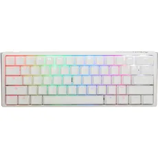 Bild One 3 Pure White Mini PBT, LEDs RGB, MX RGB RED, USB DE (DKON2161ST-RDEPDPWWWSC1)