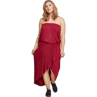 Urban Classics Ladies Viscose Bandeau Dress Frauen Langes Kleid schwarz