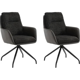 Home Affaire Esszimmerstuhl Barcelona grau 2er Set