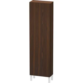 Duravit  L-Cube Hochschrank, eine Tür Anschlag links, 500x243x1760mm, LC1171L6969, Farbe: Nussbaum gebürstet Echtholzfurnier