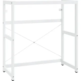 vidaXL Badezimmer Waschtischgestell Weiß 79x38x83 cm Eisen - Weiß