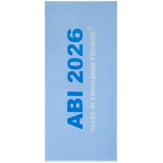 Egeria ABI 2026 Strandtuch 75 x 180 cm light blau