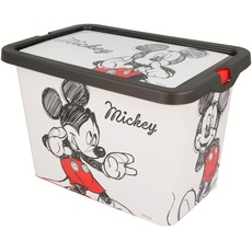 STOR Mickey Fancy 7 Liter Click Lock Aufbewahrungsbox - Mickey Fancy - Bunt