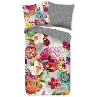 HIP Flanell-Bettwäsche-Set "Isarea", in bunt - 155x220 cm