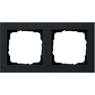 Gira Abdeckrahmen 2f. sw 021209