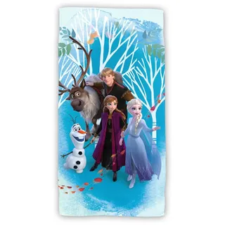Jerry Fabrics Frozen Badetuch 70 x 140 cm blau