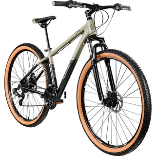 Galano Toxic 29 Zoll Hardtail Mountainbike 21Gang MTB Fahrrad schwarz/beige 40cm