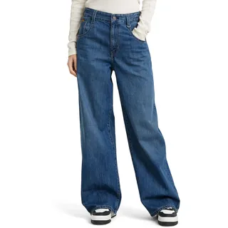 G-STAR Damen Skater High Loose Jeans, Blau (Faded Blue Glacier D25286-d536-g841), 32W / 34L