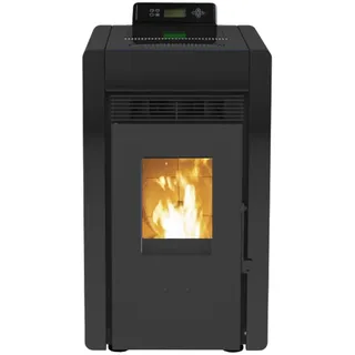 SCHENGER Pelletofen HLP3402 Schwarz A++ 5,5kW Vollautomatisch+WIFI+Eco Modus - Schwarz