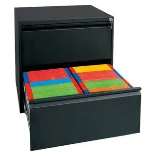 Gürkan Hängeregistraturschrank 76 x 62 x 70 cm schwarz