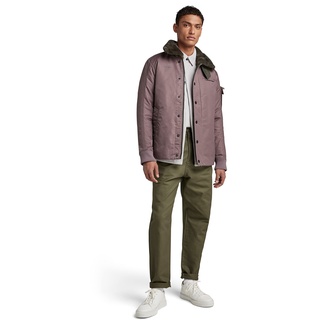 G-Star RAW Herren Field Liner Jacke, Purpur (dk Taupe Fungi D21994-C143-4751), S