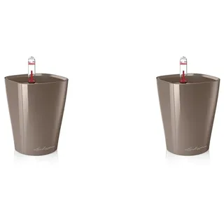 Lechuza MINI-DELTINI Taupe Hochglanz 14959 (Packung mit 2)
