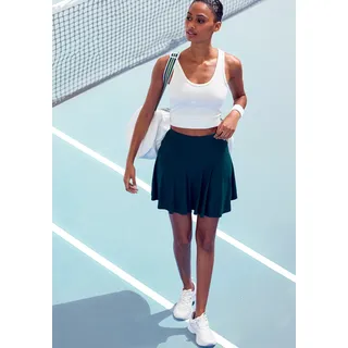 Vivance active Skort Tellerrock mit integrierter Shorts für Fitness, Sport und Freizeit, petrol