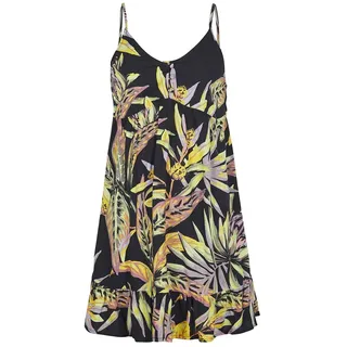 O ́neill Malu Beach Kleid - Black Tropical Flower - S