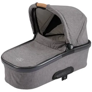 Naturkind Liegewanne , Grau , Textil , meliert , 80x62x43 cm , EN 1888 , Baby on Tour, Kinderwagen, Kinderwagenzubehör, Kinderwagen-Babywannen