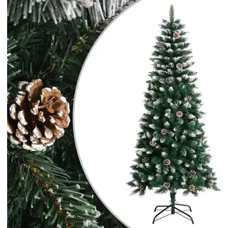 The Living Store Künstlicher Weihnachtsbaum mit Ständer Grün 150 cm PVC - Grün