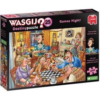 JUMBO Spiele Jumbo Wasgij Destiny 25 Games Night! 1000 Teile