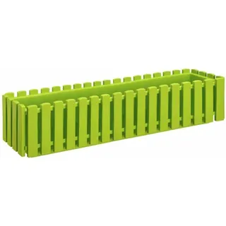 Blumenkasten gelbgrün 75x18,5cm Pflanzkasten Balkonkasten Blumentopf Blumenkübel