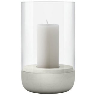 BLOMUS Windlicht Calma Stein, Marmor, Granit Grau Hellgrau S (Small)