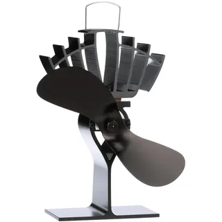 Ecofan Ofenventilator Wärmebetrieben Stark 125 CFM Schwarz