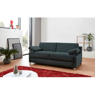 Bali Schlafsofa »Viola«, mit Seitenkissen, blau