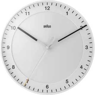 Braun BC17W Klassik Wanduhr - Braun