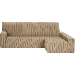 Martina Home Sofahusse elastisch Chaise Longue rechter Arm 32x42x17 cm beige