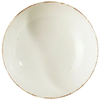 Landscape Salatschüssel , Weiß , Keramik , Used look , rund , Lfgb , Geschirr, Schalen & Schüsseln, Keramikschalen