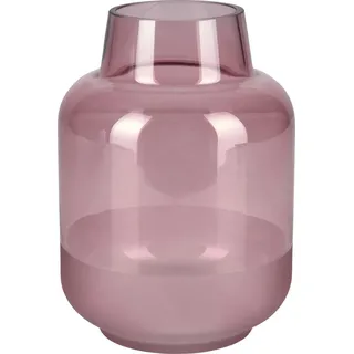 Vase Blush Bordeaux Glas 21 cm x Ø 15 cm Burgunderrot