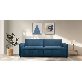 dorel home »Allie Curved Schlafsofa 209 cm« Bettfunktion (110/190), verstellbare Rückenlehne, Cord u. Velours,
