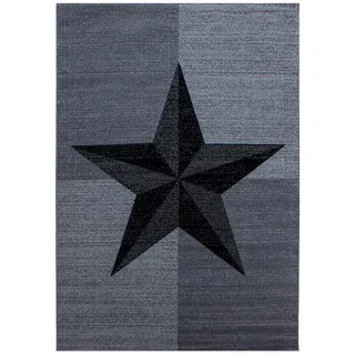 Ayyildiz Plus 8002 Webteppich 120 x 170 cm Grau