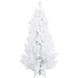 Beliani Weihnachtsbaum Weiß 180 cm