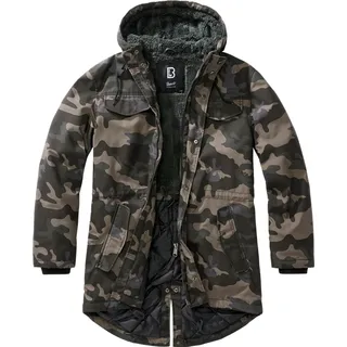 Brandit Textil Marsh Lake Teddy Mantel Dark Camo M