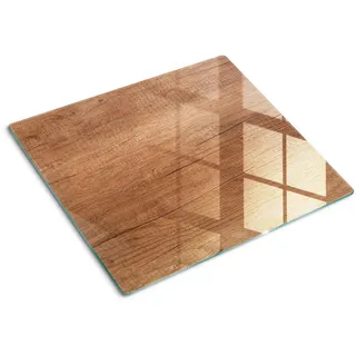 Tulup Glasplatte 60x52 cm Holz , Glas , 60x0.4x52 cm , Küchen, Küchenelektrogeräte, Herde, Herdabdeckplatten